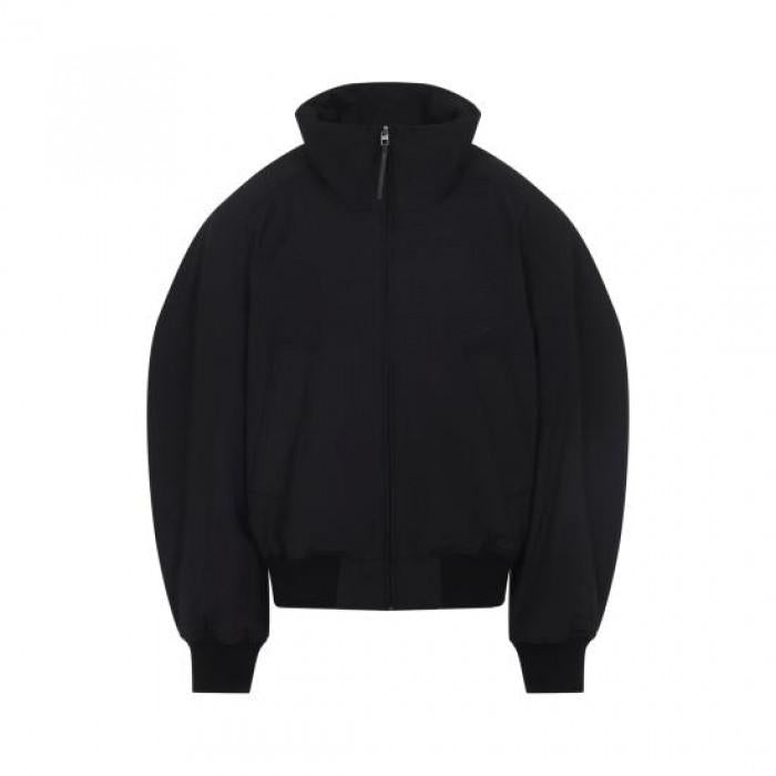 JACQUEMUS Men's Aero Black Bomber Jacket OUM00123 AW00239