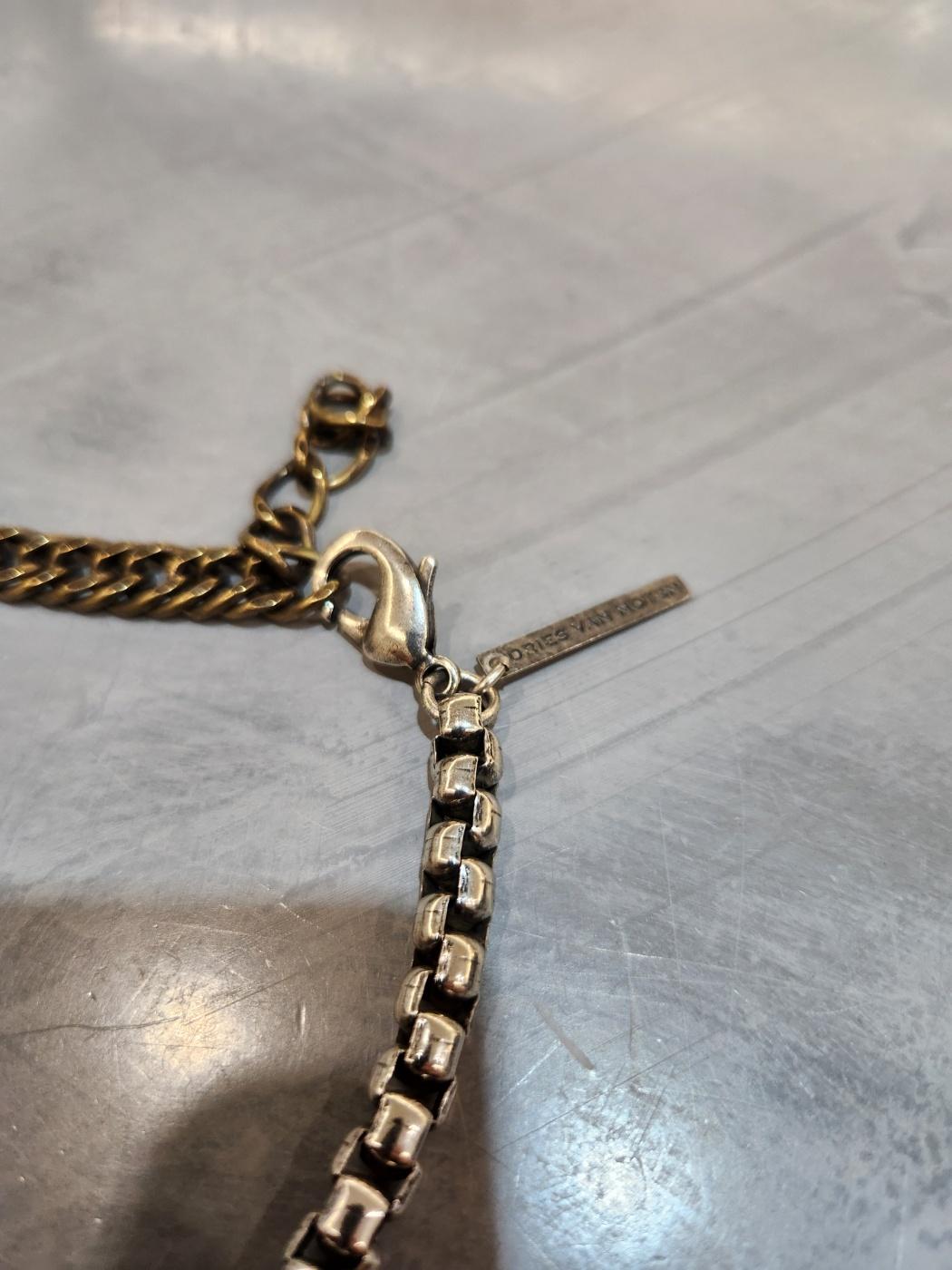 Dries Van Noten Eco Brass Unisex Necklace 241 028215 061 974