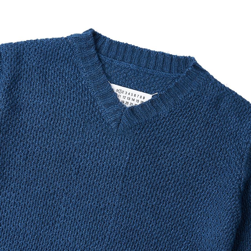 Maison Margiela Women’s Boucle Crewneck Sweater