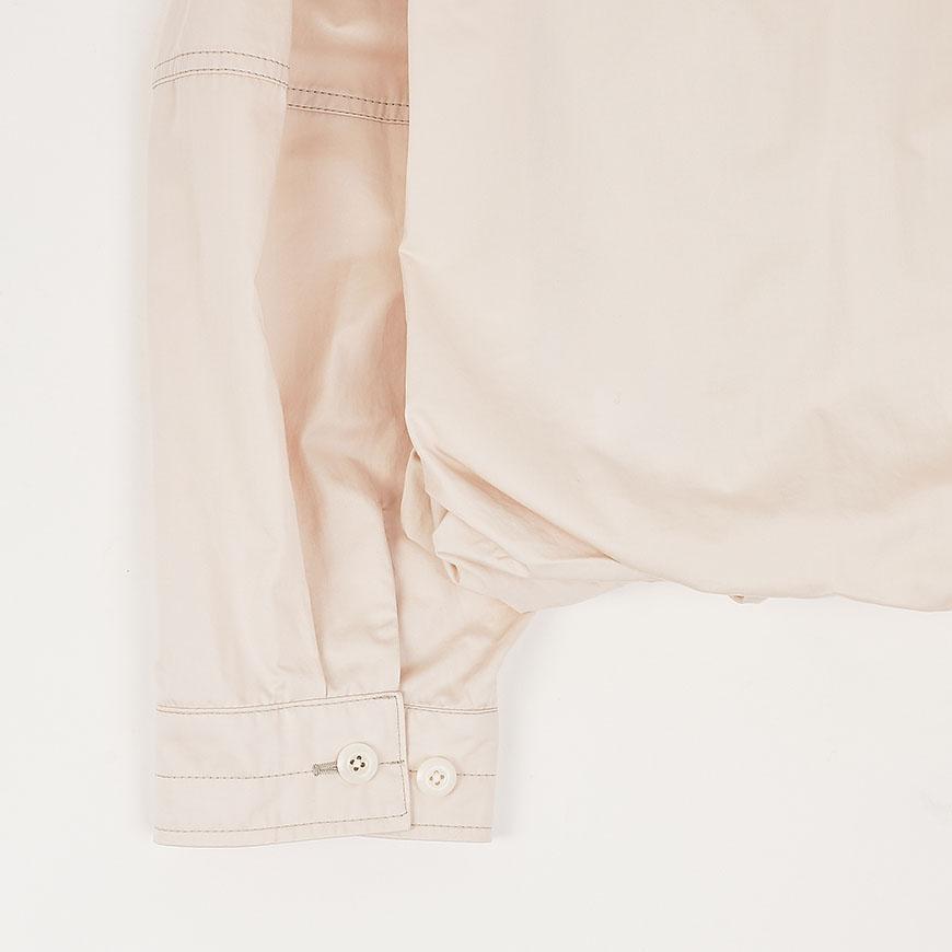 Lemaire Women’s Soft Pleated Blouson Jacket White