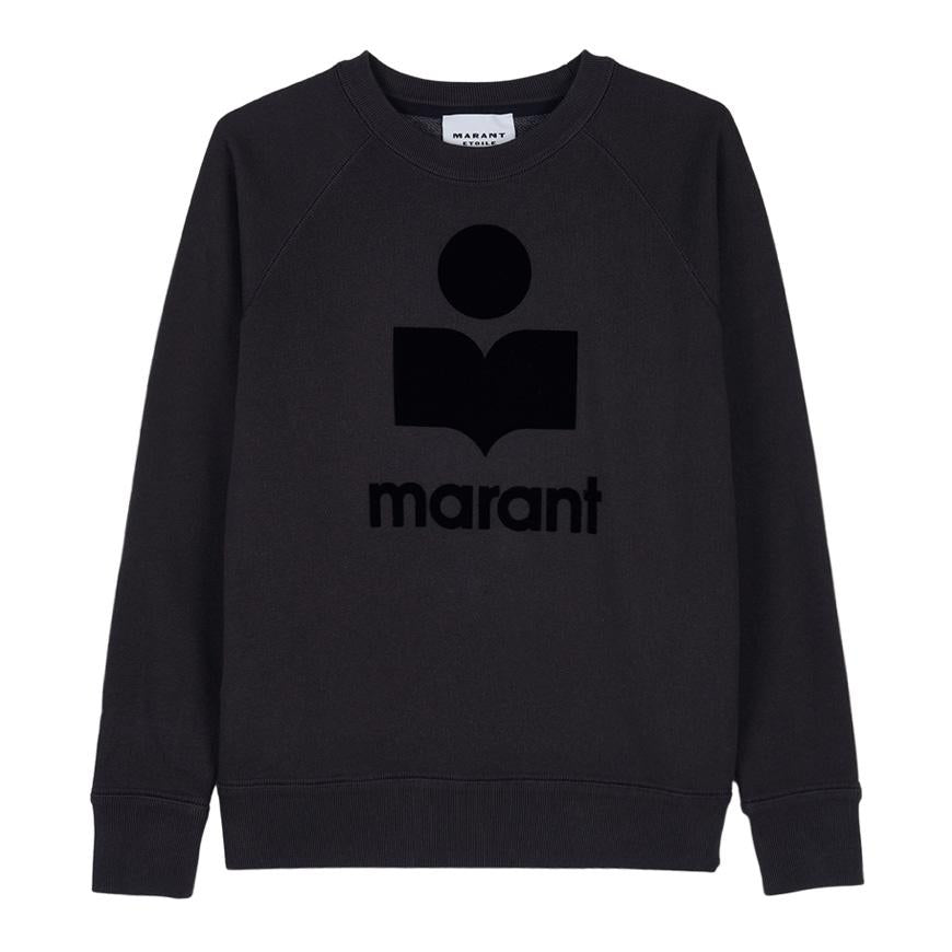 Isabel Marant Women’s Milini Crewneck Sweatshirt Black Cotton