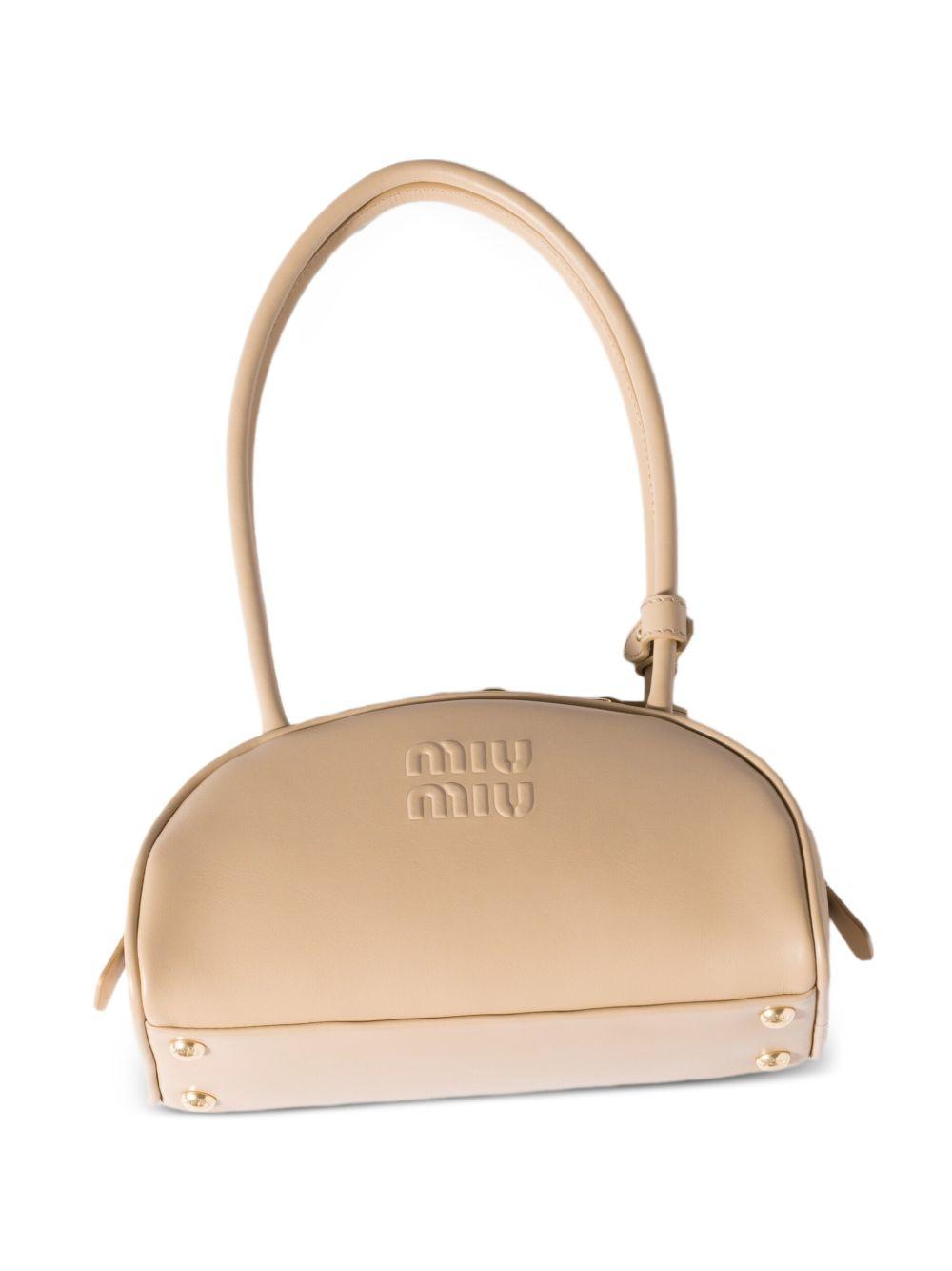 Miu Miu Brown Leather Shoulder Bag