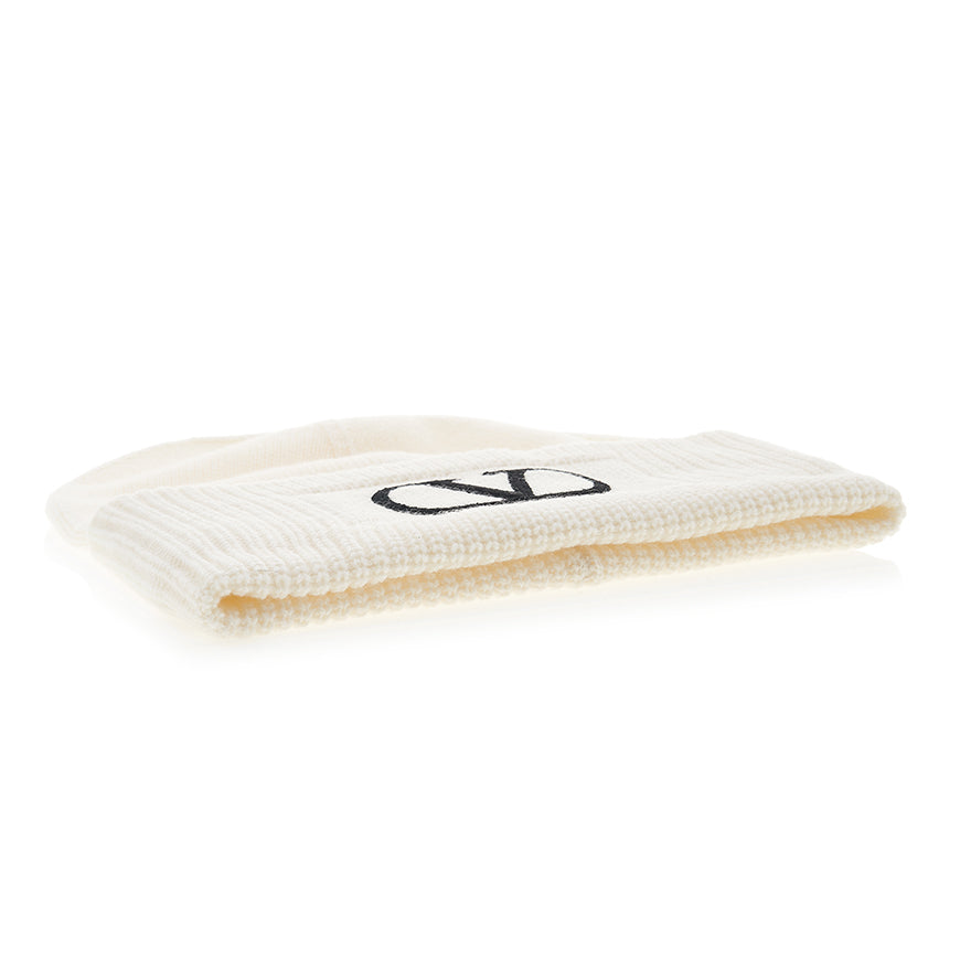 VALENTINO Women's Wool Signature Logo Beanie 1W2HB01C LZC A03 1