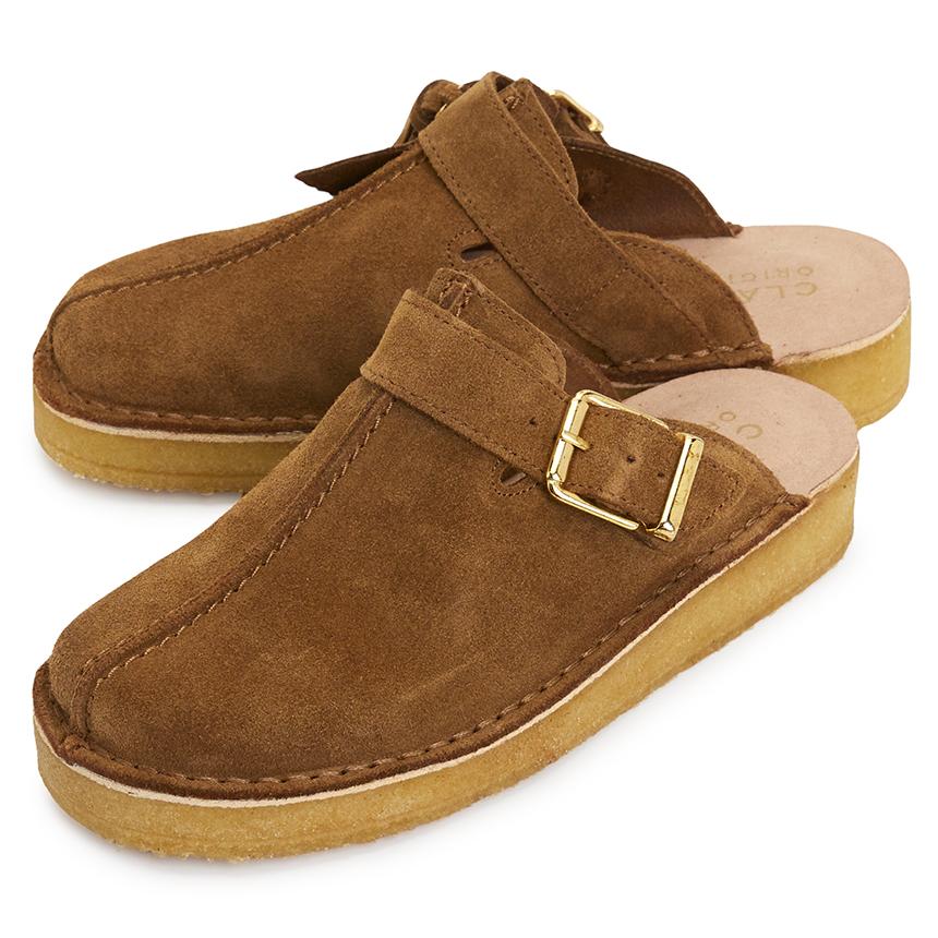 Clarks Leather Trek Mule Slip-On Slippers for Women