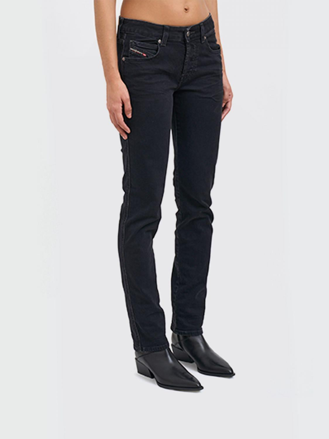 DIESEL Blue Denim Jeans Women’s Straight-Leg Pants