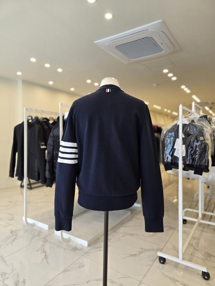 THOM BROWNE Varsity Piqué Button Cardigan MJT 325A J0008 415