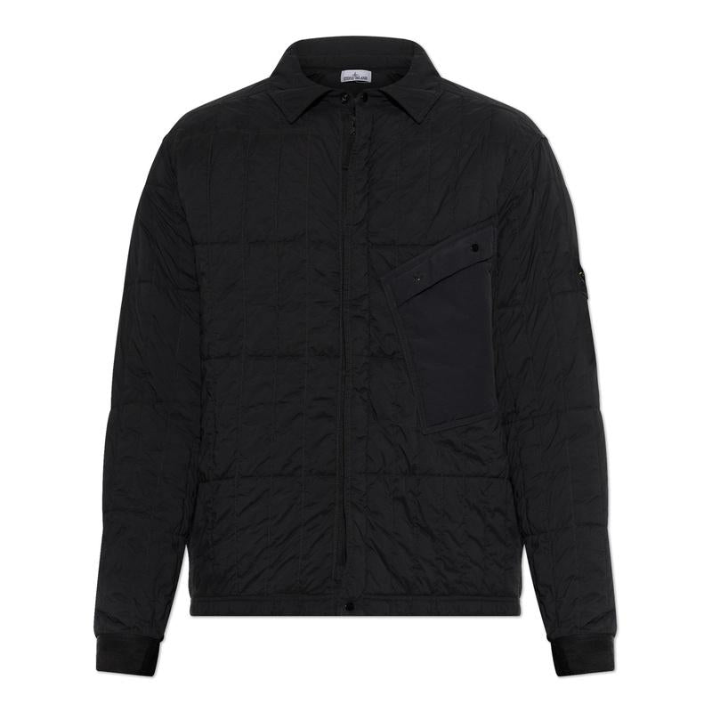 STONE ISLAND Quilted Coach Jacket Black Men’s