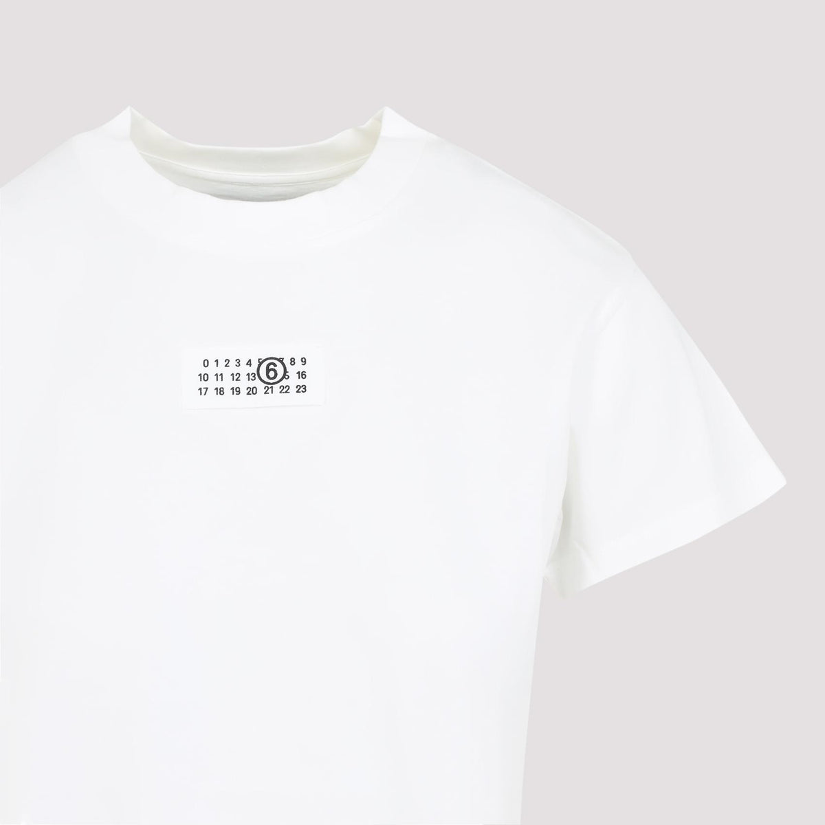 Maison Margiela Short Sleeve Cotton T-Shirt Women’s White