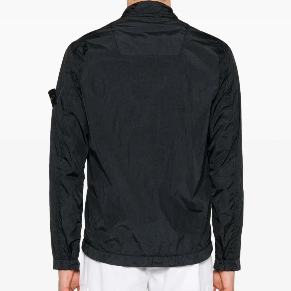 STONE ISLAND Garment-Dyed Crinkle Reps R-Nylon Overshirt Jacket