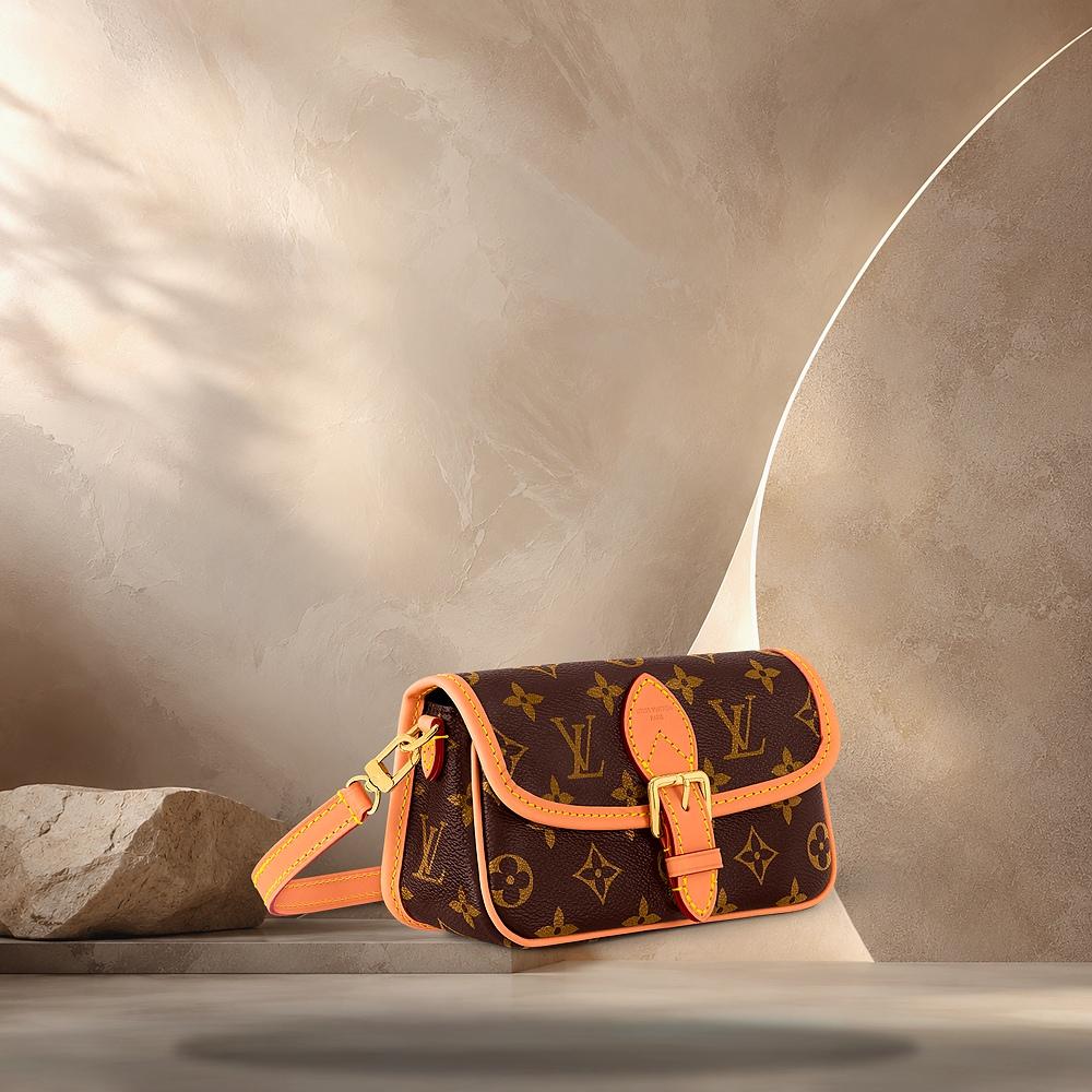Louis Vuitton Monogram Coated Canvas Nano Diane Tote Bag