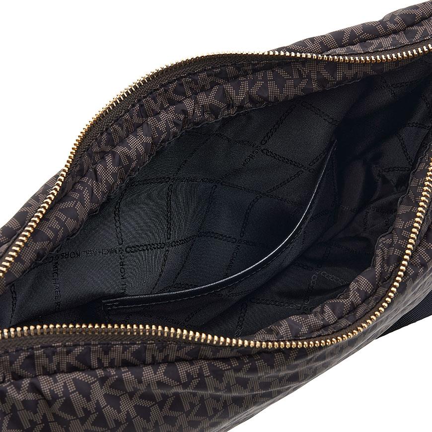 Michael Kors Leonie Crossbody Bag Brown Monogram Canvas