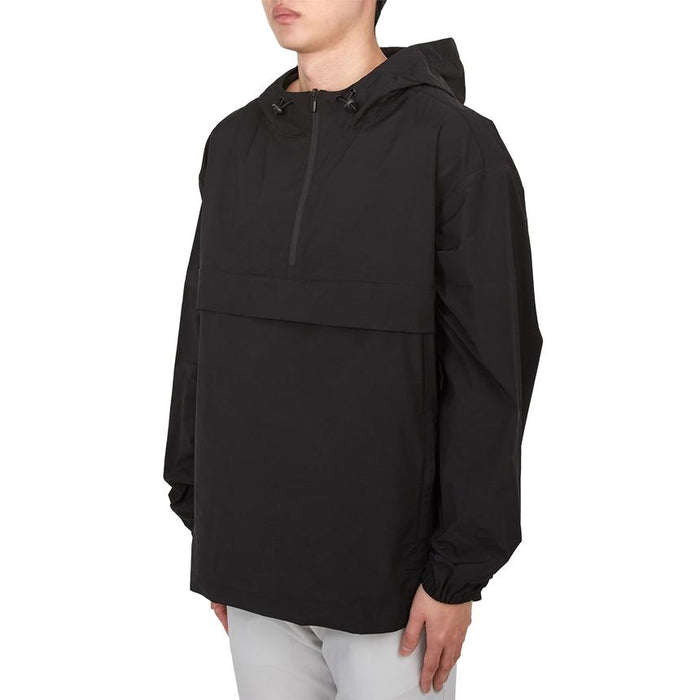 malbon Evergreen Men’s Hooded Anorak Golf Jacket ME0037 BLK