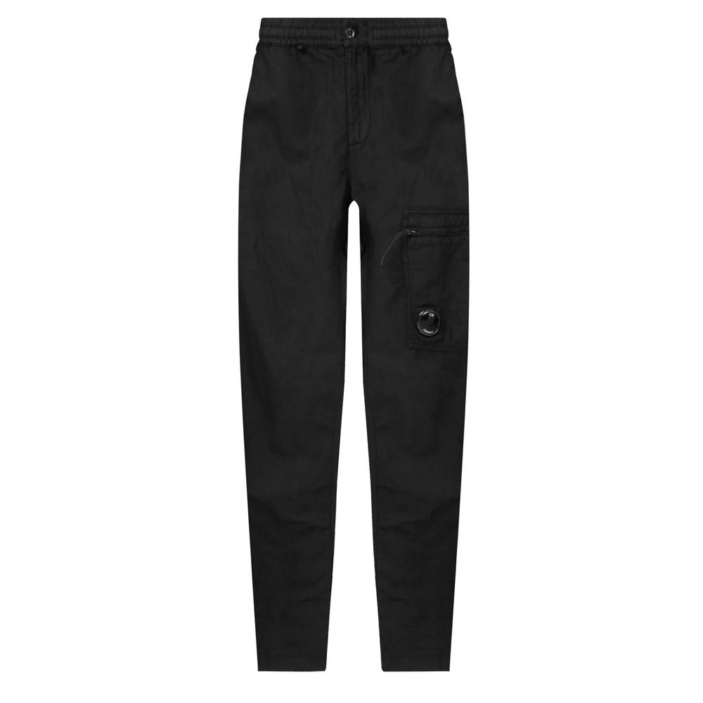 CP Company Lens Logo Cargo Pants Black Men