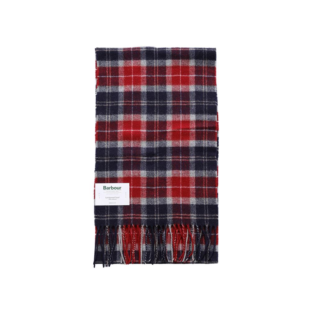 Barbour Tartan Check Fringe Scarf USC0001 RE75
