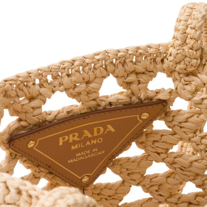 PRADA Woven Crochet Women’s Tote Bag