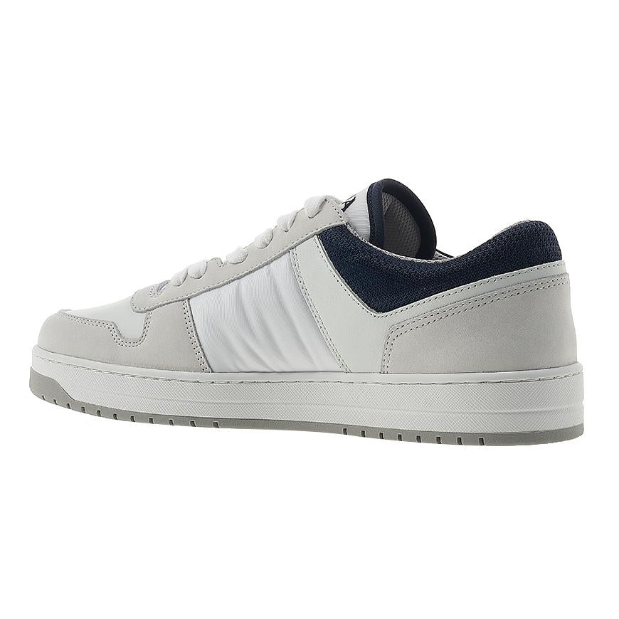 PRADA Men’s Downtown Low-Top Sneakers White Leather
