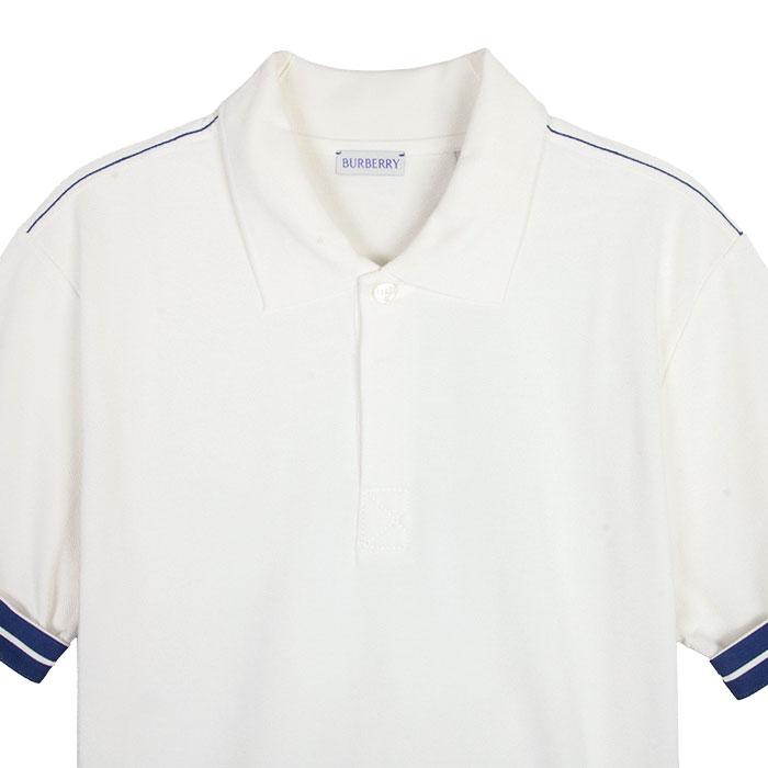 BURBERRY Men’s Relaxed Fit Polo Shirt White