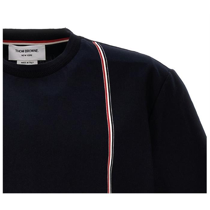 THOM BROWNE RWB Stripe Short Sleeve T-Shirt MJS252A