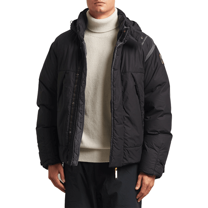 Parajumpers Blackburn Hooded Down Jacket Men Black PMJKNA01 053