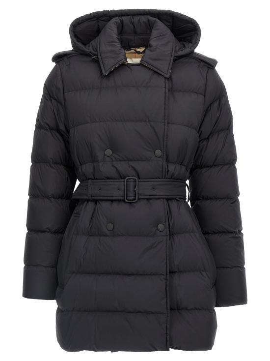BURBERRY Black Down Puffer Jacket for Men