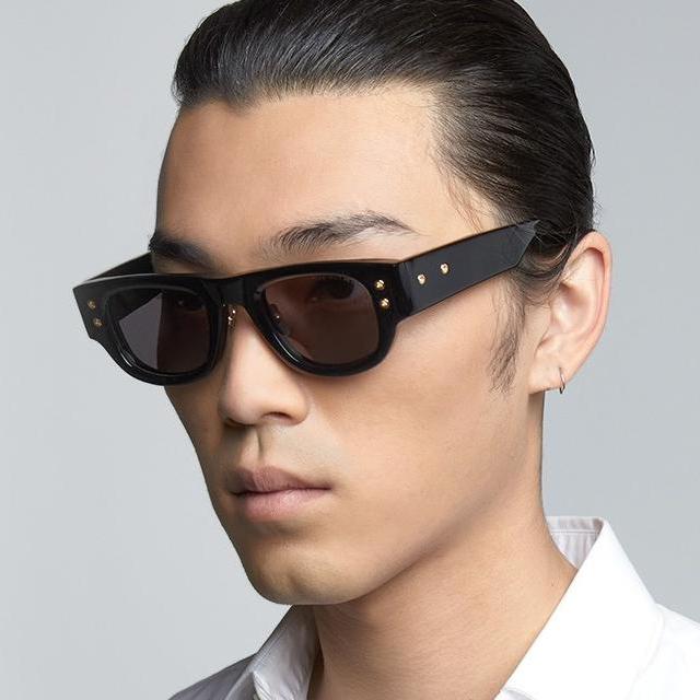 Dita Acetate Alternative Fit Sunglasses Unisex Black Style DTS701 A 01