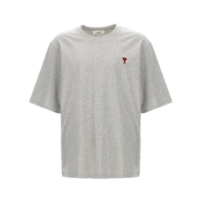 AMI Women Heart Logo Short Sleeve T-Shirt BFUTS005