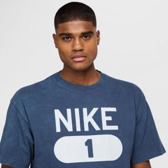 Nike Navy Short Sleeve T-Shirt for Men HJ3626 437
