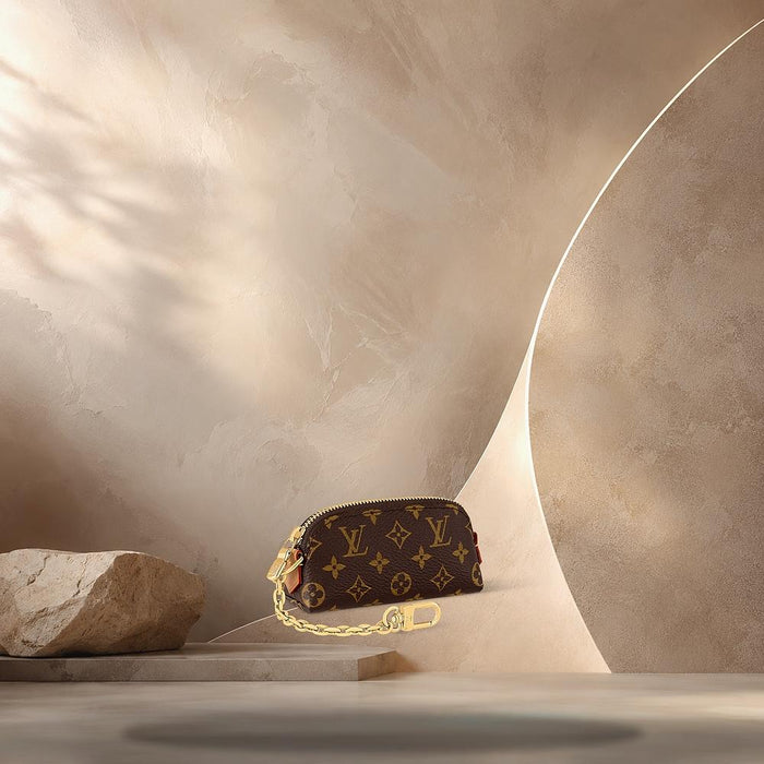 Louis Vuitton Monogram Canvas Cosmetic Lipstick Pouch Tote Bag
