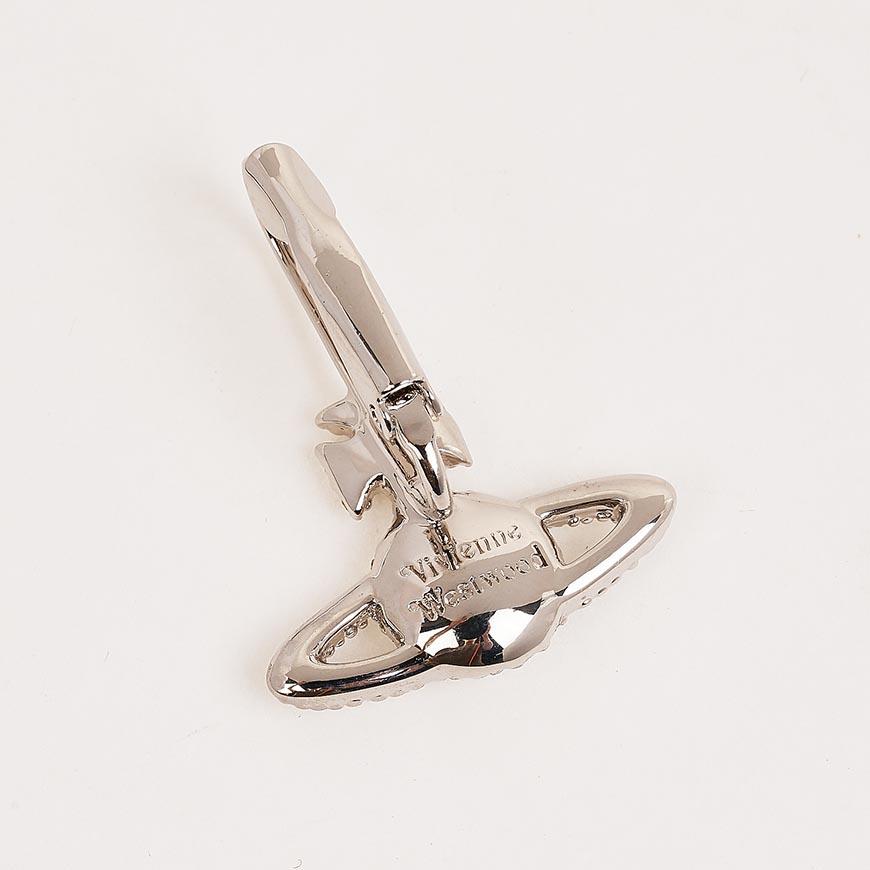 Vivienne Westwood Grace Bas Relief Earrings Silver-Tone