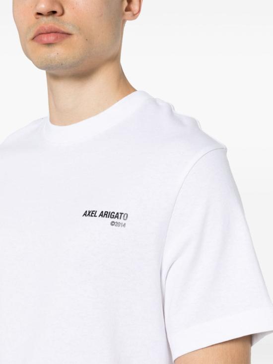 AXEL ARIGATO Short Sleeve T-Shirt for Men A2215001WHITE DOM