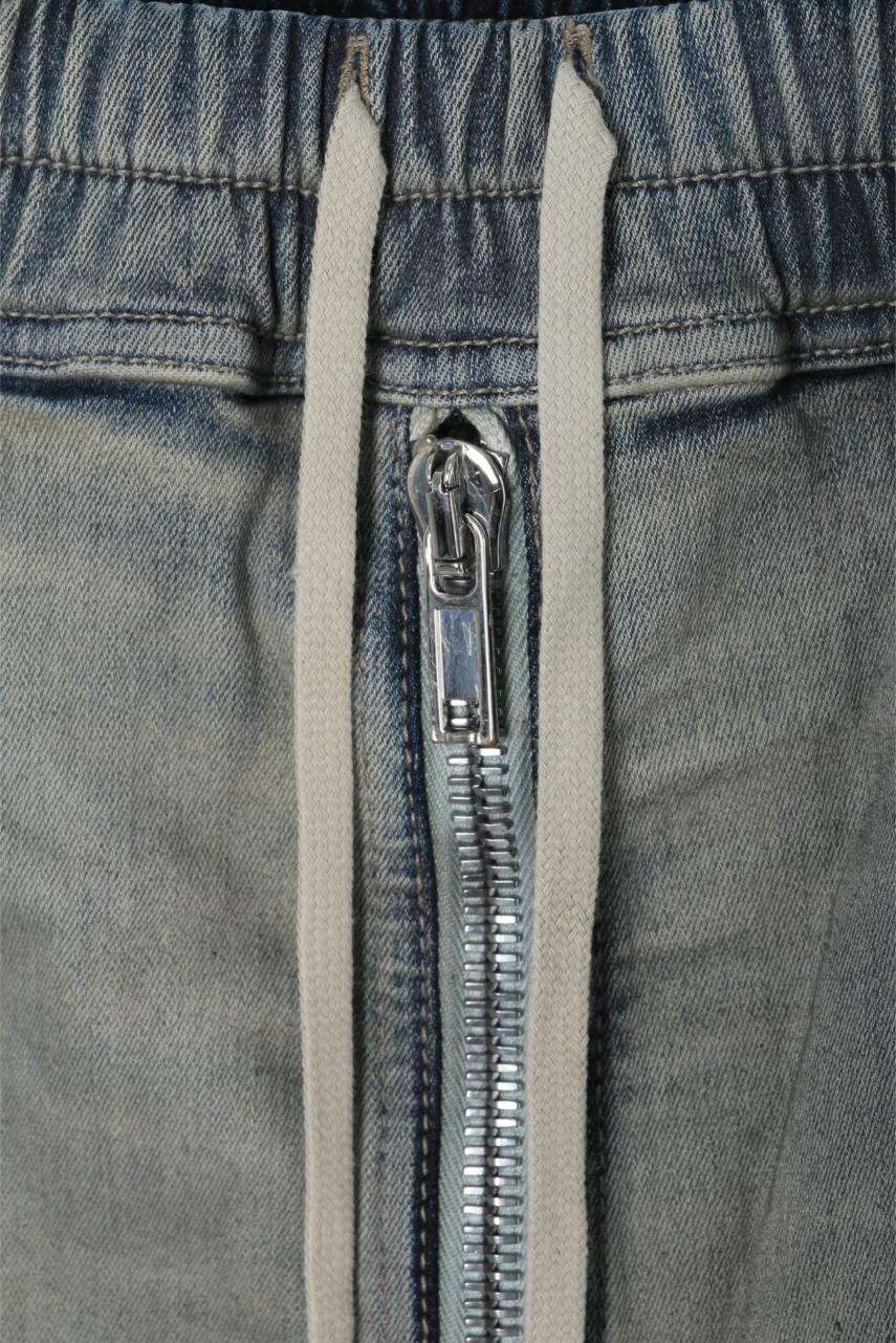 Rick Owens DRKSHDW Double Cargo Jumbo Belas Sky Stretch Denim P DU02D2398 SKY 46