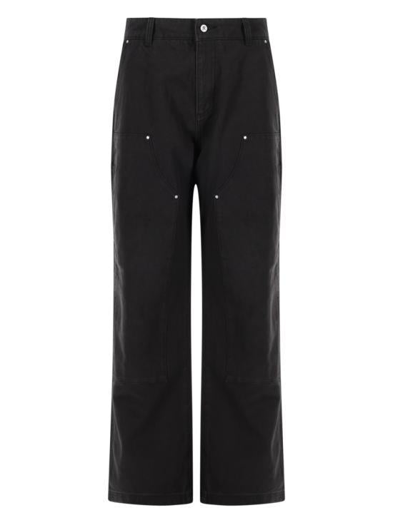 REPRESENT Straight Classic Pants for Men MLM100479 01 BLACK DOM