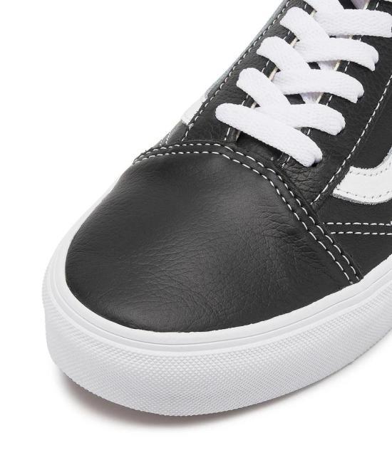 Vans Men’s Low-Top Canvas Sneakers White Black VN000CP5BPB1 DOM
