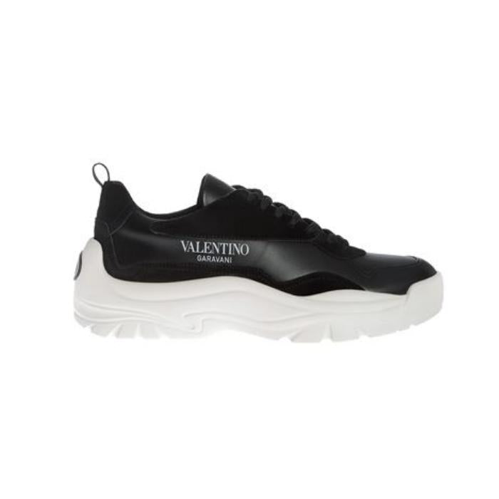 VALENTINO Garavani Gum Boy Leather Low-Top Sneakers Black Men