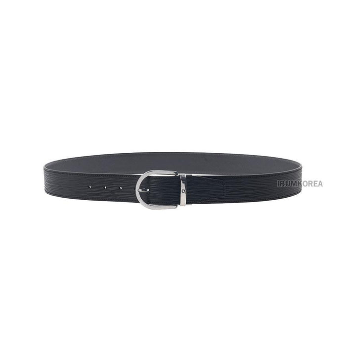 Montblanc Men’s Printed Leather 40mm Belt Black