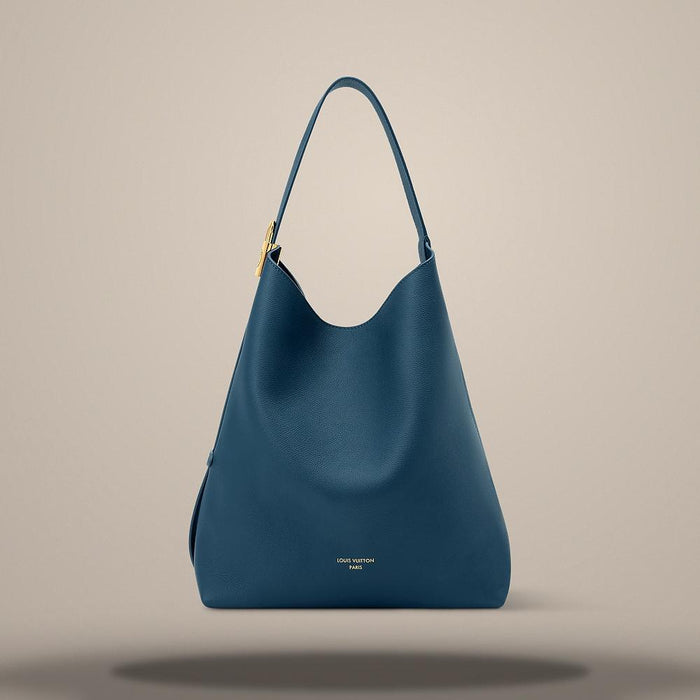 Louis Vuitton Prussian Blue Hobo MM Shoulder Bag M28220