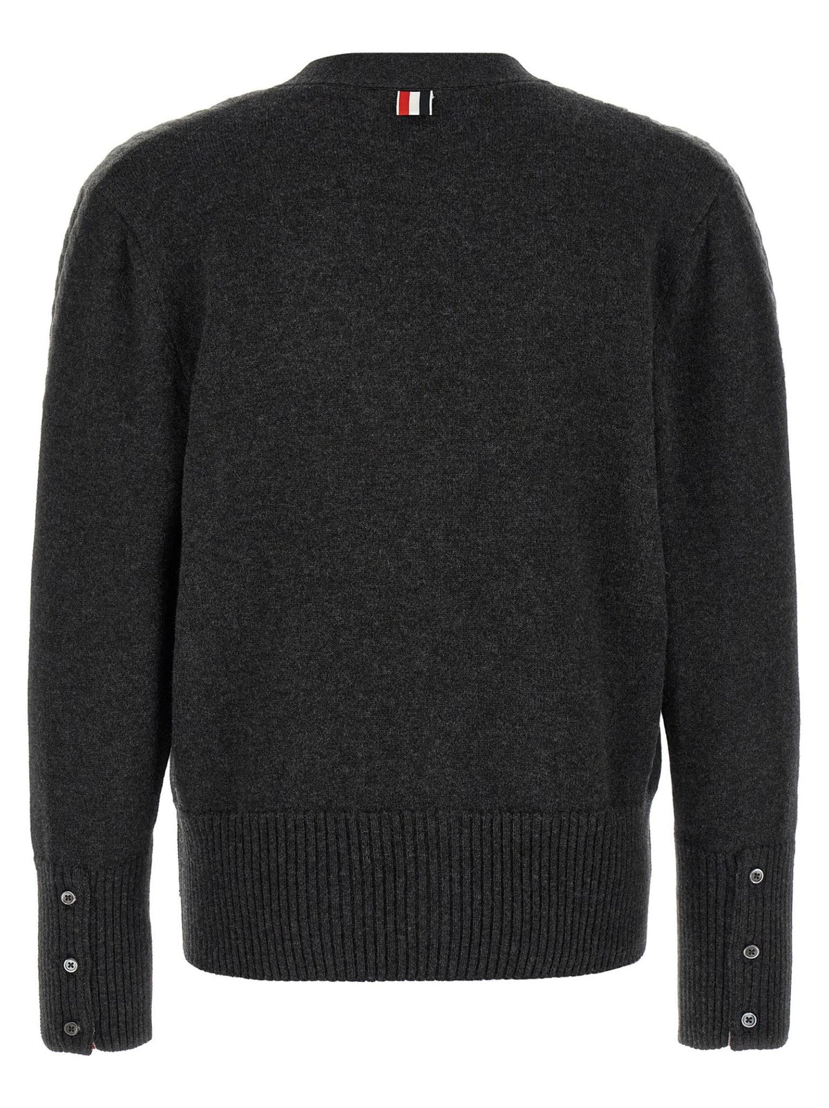 THOM BROWNE Wool Knit Cardigan Navy Men’s