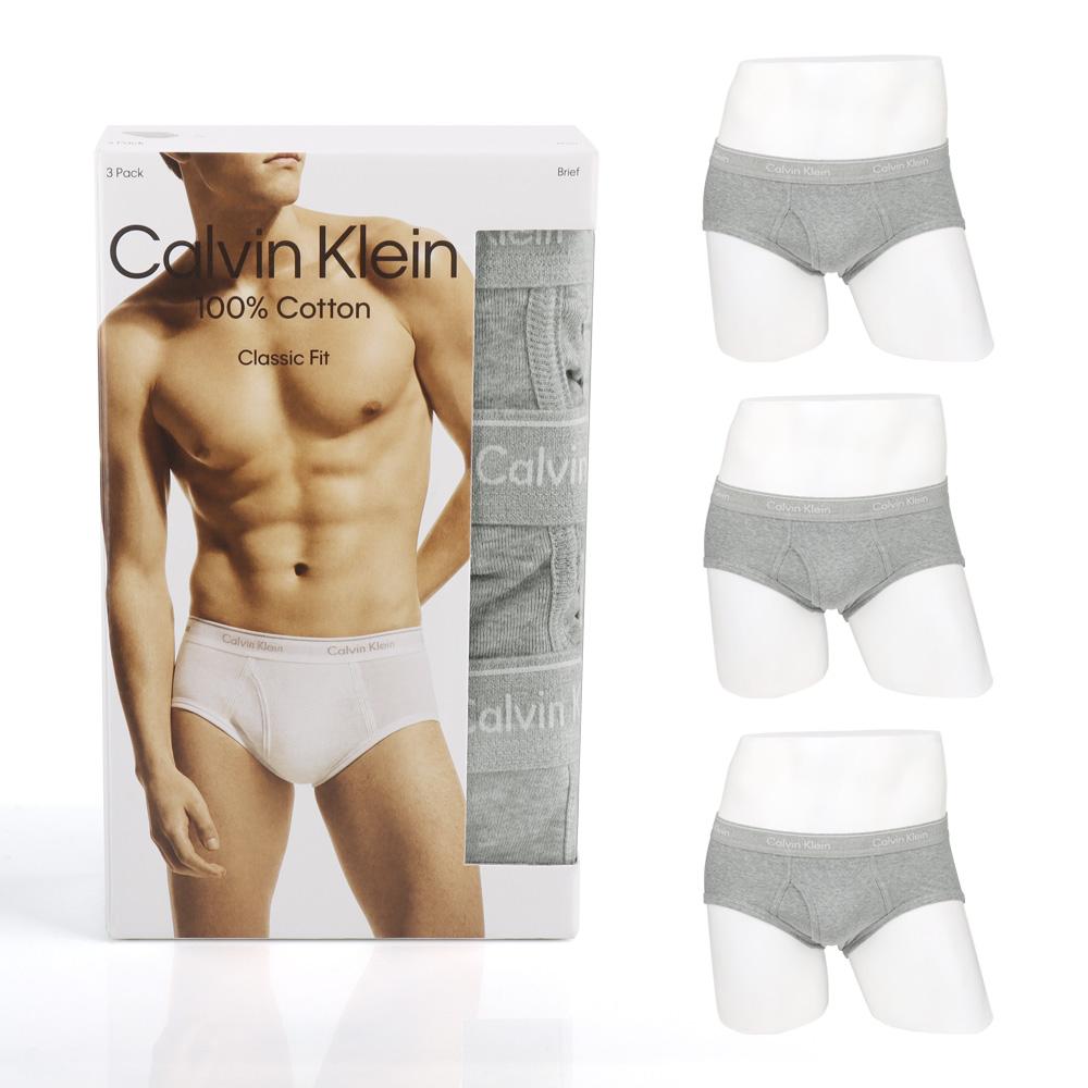 Calvin Klein Men's Cotton Classic Briefs 3-Pack Underwear NB3999 020