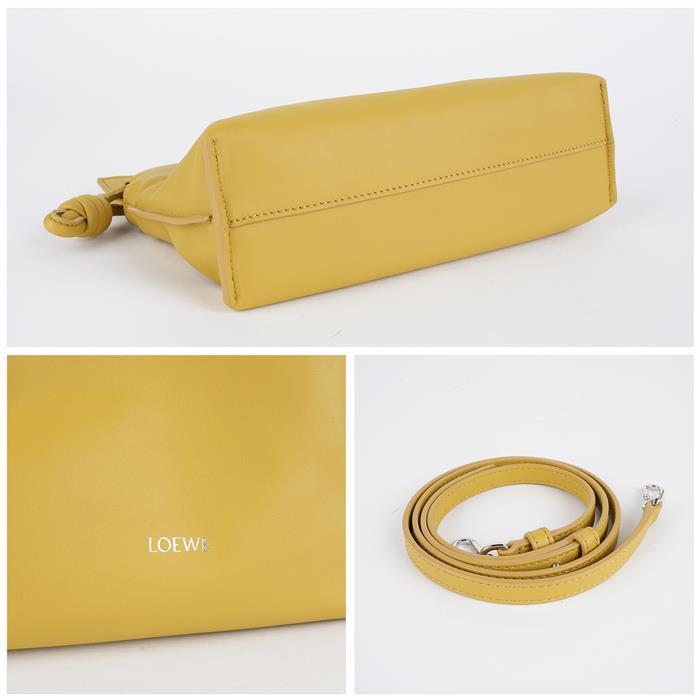LOEWE Mini Flamenco Leather Clutch Bag A411FC2XA6 7848