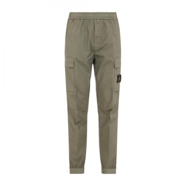 STONE ISLAND Stretch Cotton Tela Paracadute Cargo Pants