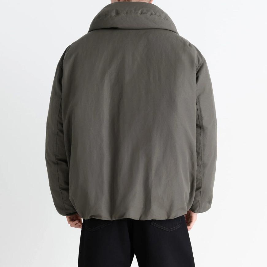 Lemaire Men’s Puffer Blouson Down Jacket Brown