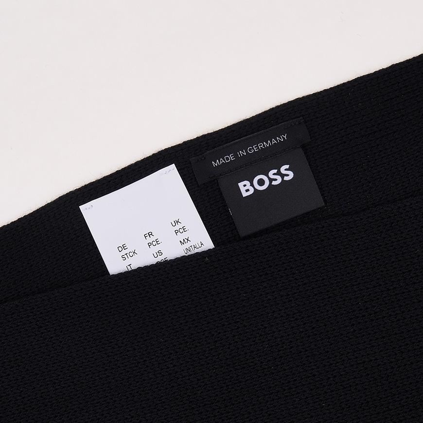 HUGO BOSS Men’s Virgin Wool Knit Scarf 50495340 001