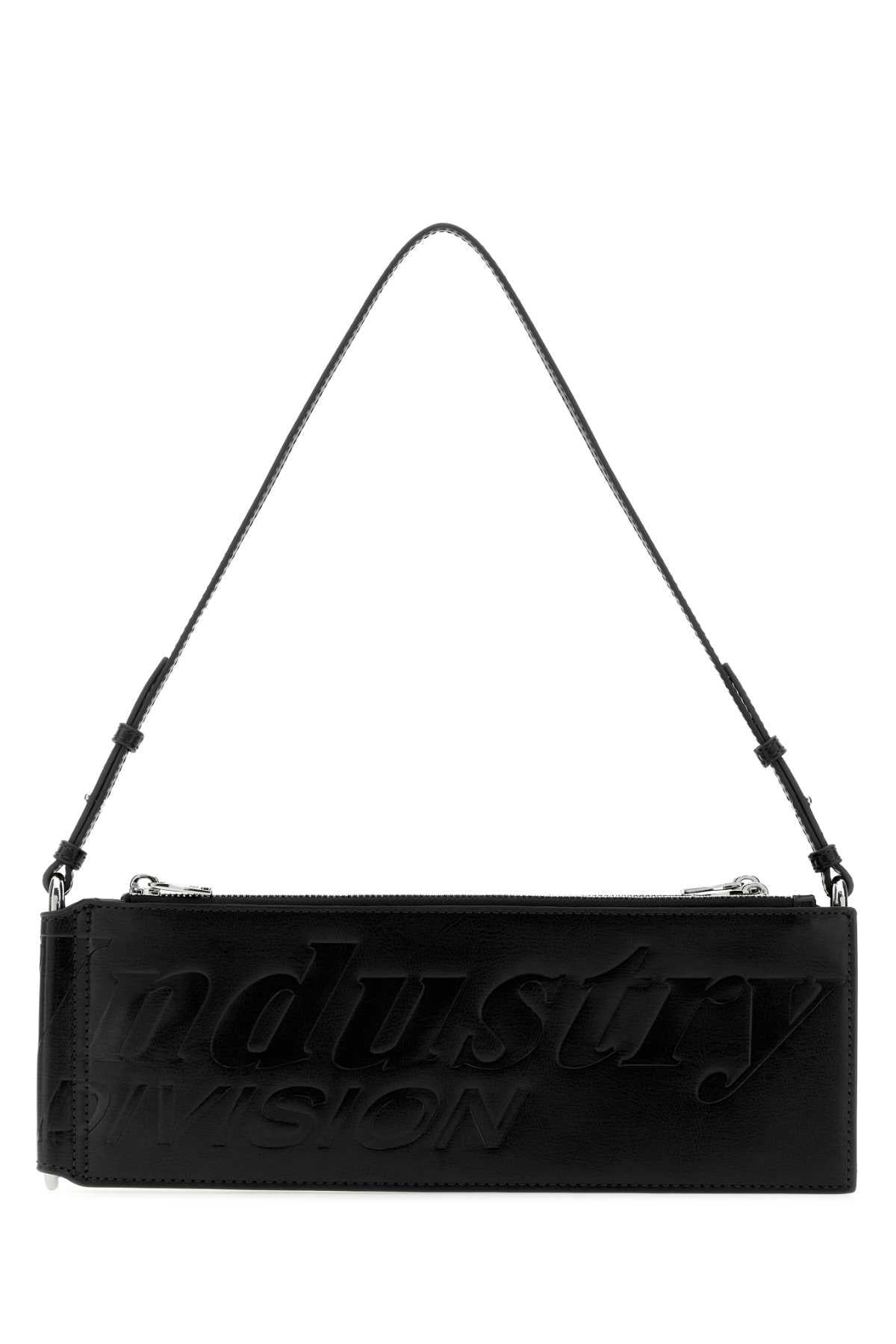 DIESEL Black Leather Shoulder Bag