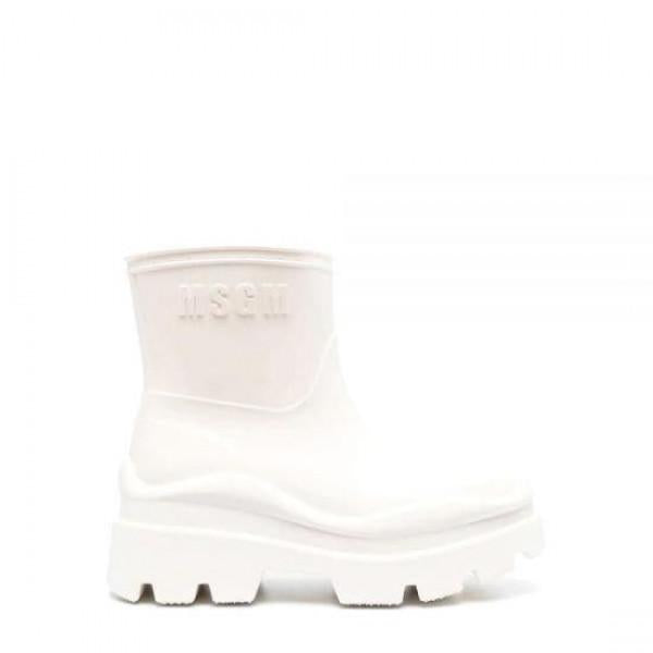 MSGM Logo Rain Mid Boots 3541 MDS101 406