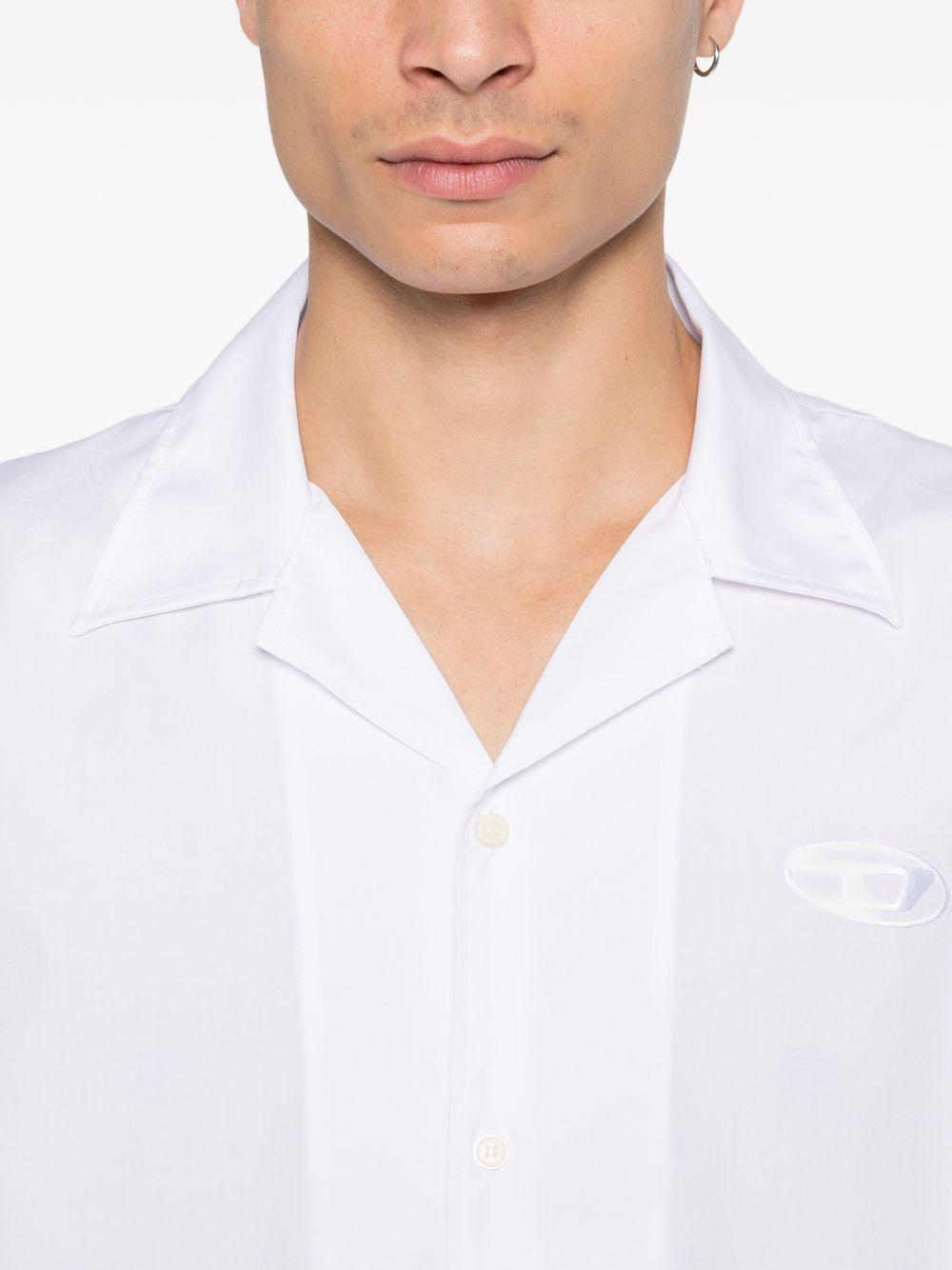 DIESEL Short Sleeve Shirt FW26 Black Cotton