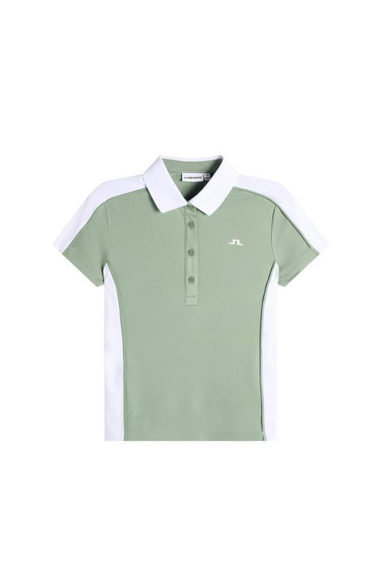 J LINDEBERG Women’s Polo Shirt GWJT14801M286 HEDGE GREEN DOM
