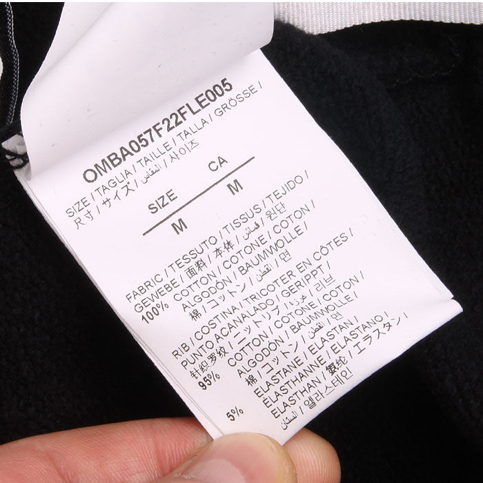 OFF WHITE Arrow Graphic Crewneck Sweatshirt Black/White Men's Top