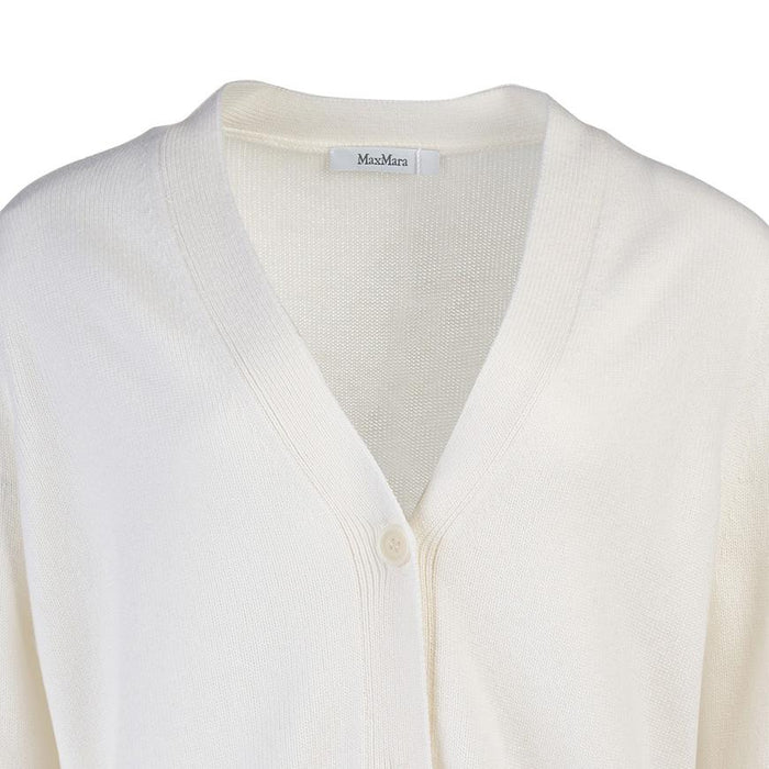 Max Mara Women’s VILLAR Wool Cardigan Beige