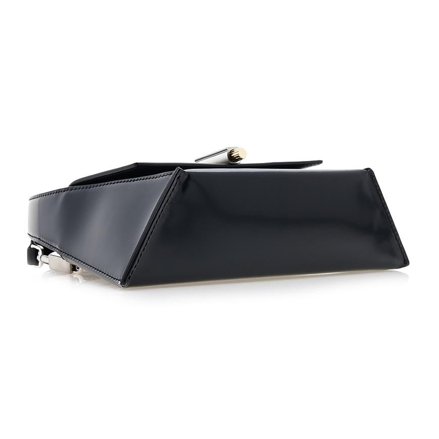 Ferragamo Women's Geometric Shoulder Bag 21 3971 NERO 0762804