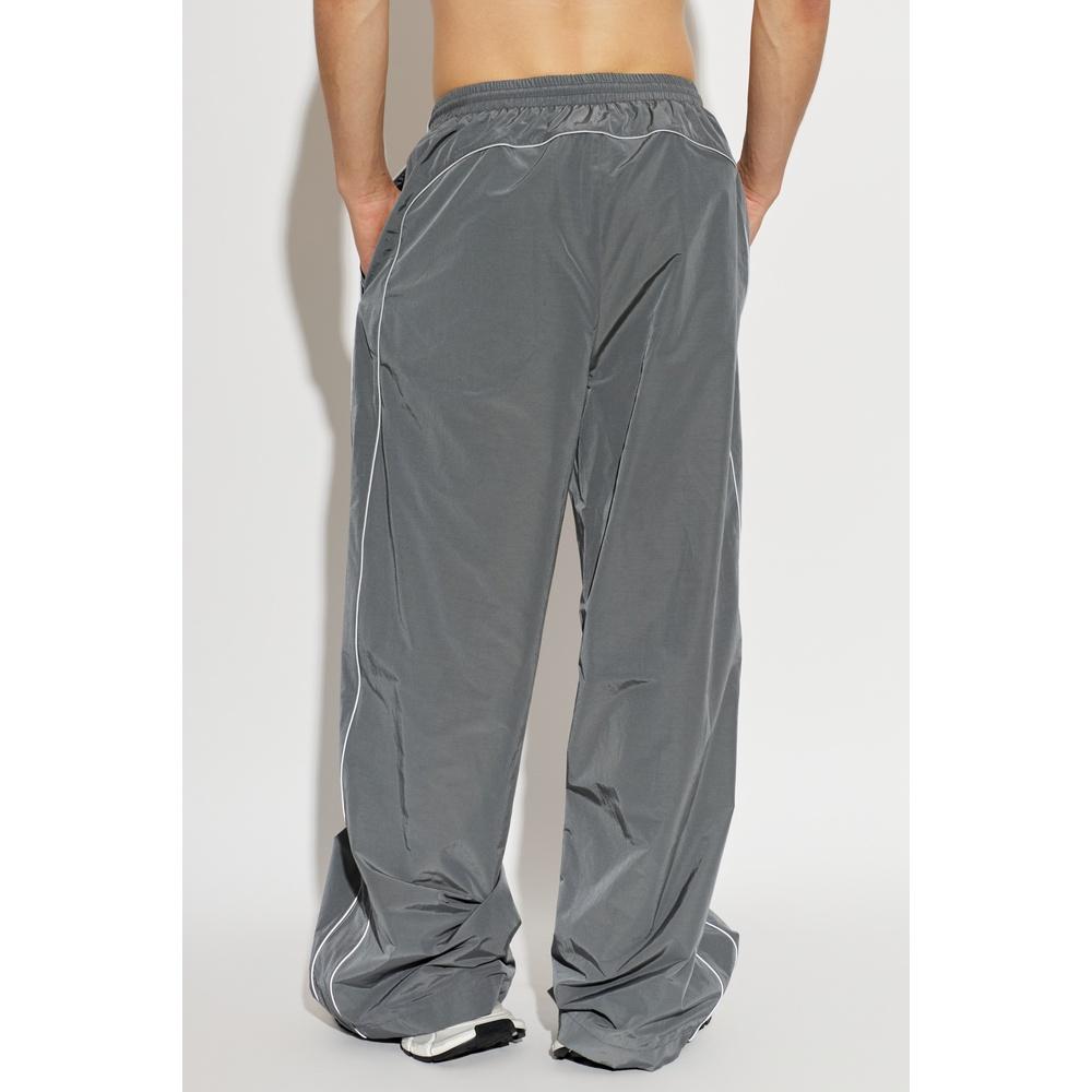 BALENCIAGA Men’s Bodys Sweatpants Joggers Gray Cotton Pants
